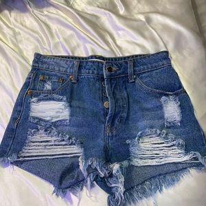 Hammer Jeans Ripped Shorts